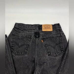 VINTAGE Levi’s Orange Tab black jeans